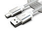 3 Pack of USB-C Charging Cables - Silver