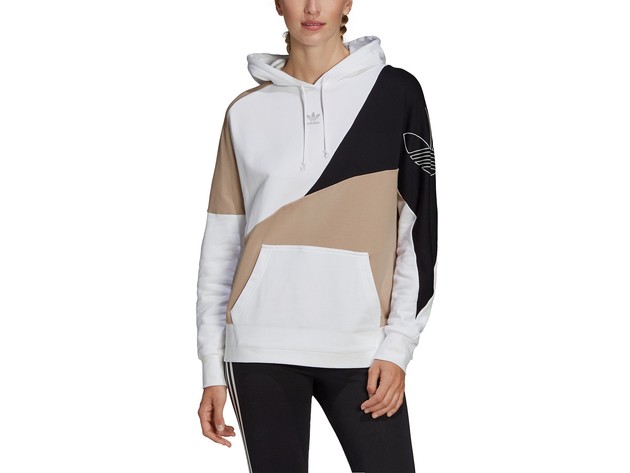 Color block adidas hoodie sale