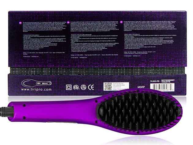 Digital Hot Brush Smoothing System with Far Infrared Tech (Boysenberry)
