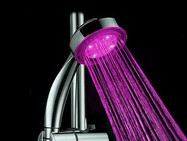 Color-Changing LED Shower Head