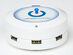 ChargeHub X5: 5-Port USB Charger (White)
