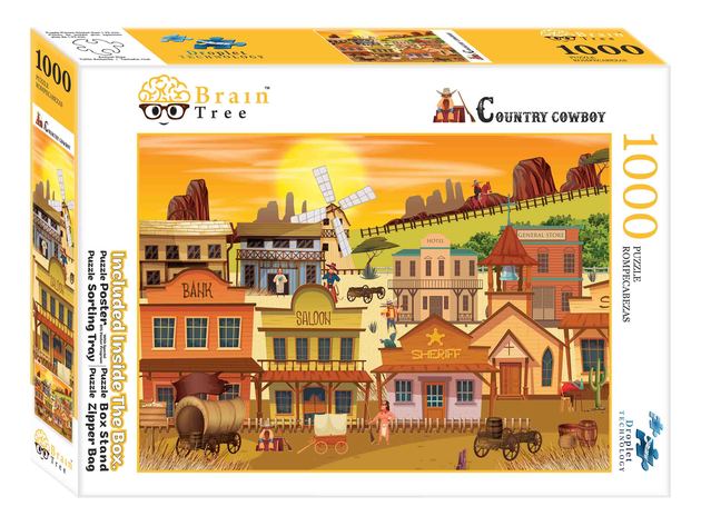 Country Cowboys Jigsaw Puzzles 1000 Piece