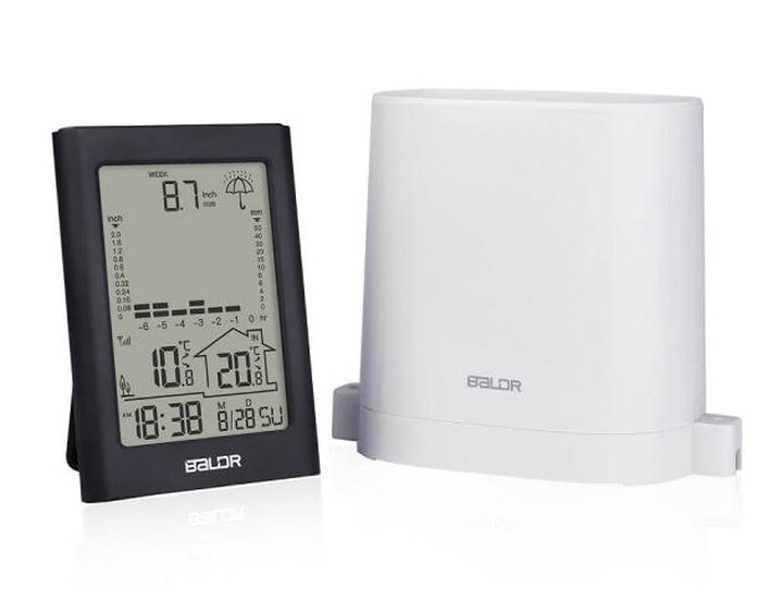 Baldr Color Digital Wireless Indoor/Outdoor Weather Station with Thermometer & H