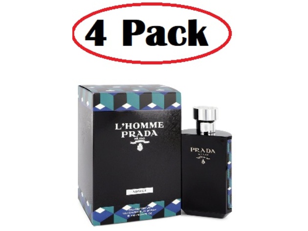 4 Pack of Prada L'homme Absolu by Prada Eau De Parfum Spray  oz |  StackSocial