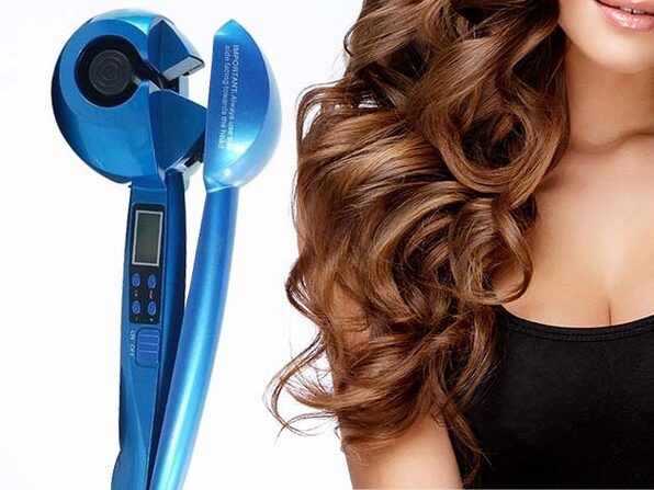 Heating Ceramic Wave Hair Styling Tool (Blue) | StackSocial