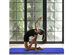 Costway 6''x 2'' Gymnastics Yoga Mat Thick Two Folding Panel Gym Blue 