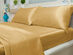 Silky-Soft Satin 4-Piece Sheet Set (Gold/King)