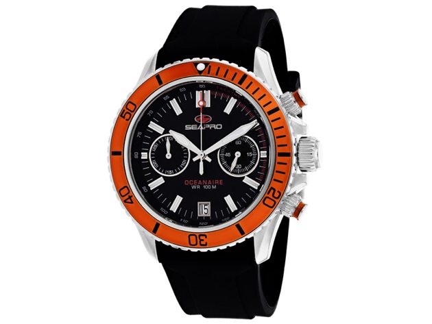 Seapro Men's Thrash Black Dial Watch SP0334