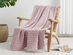 Vintage Cotton Waffle Blanket (Throw/Lilac)