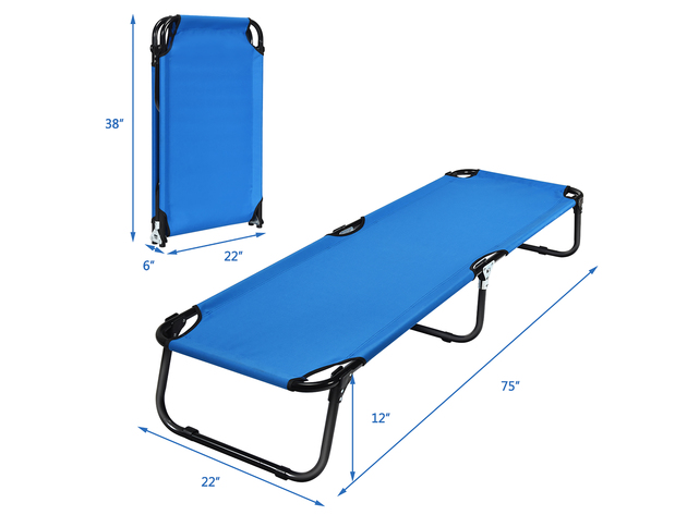 Costway Outdoor Travel Folding Bed 