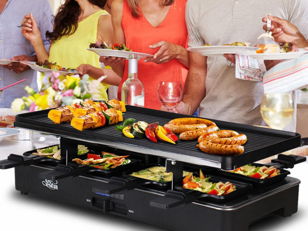Artestia Dual Plate Raclette Table Grill