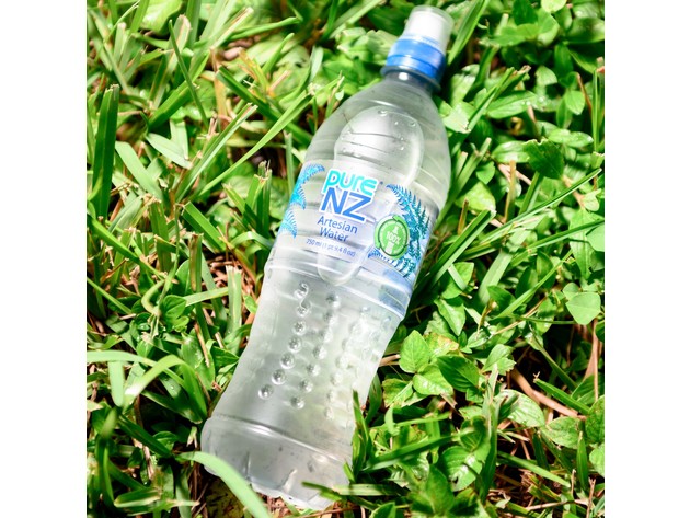 Pure NZ 100% Natural Artesian Water, from New Zealand - 750mL Recycled Bottle (12 Pack), 25.4 FL Oz