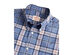 Brooks Brothers Men's Performance Series Plaid Poplin Shirt Blue Size Medium