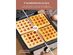 AICOOK 4 Slice Square Belgian Waffle Maker, 1200W, Non-Stick Surfaces, Anti-Overflow, Adjustable Temperature, Stainless Steel Construction, LED Indicator