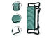 Costway Folding Garden Kneeler and Seat Bench w/2 Bonus Tool Pouches & EVA Foam Pad - Green