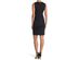 Tommy Hilfiger Women's Colorblock Asymmetrical Button Scuba Dress Black Size 10