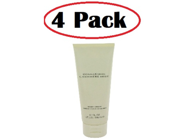 4 Pack of CASHMERE MIST by Donna Karan Body Cream 6.7 oz