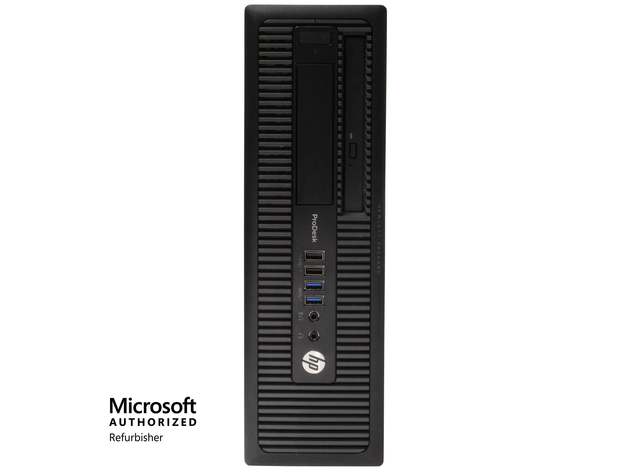 HP ProDesk 600G1 Desktop | Quad Core Intel i5 (3.2GHz) | 8GB DDR3 RAM | 1TB HDD | Windows 10 Home | 19" LCD Monitor (Refurbished)