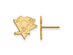 10k Yellow Gold NHL Pittsburgh Penguins Small Post Earrings