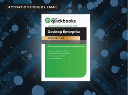 Intuit QuickBooks Desktop Enterprise 2024 for Win (1 User): 1-Year Subscription