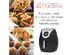 Kitchen Couture Digital Air Fryer 7L LED Display Low Fat Healthy Oil Free Black