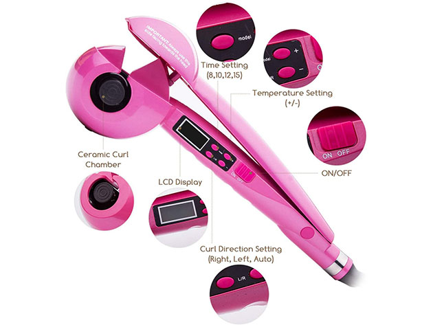 LCD Screen Automatic Hair Curler