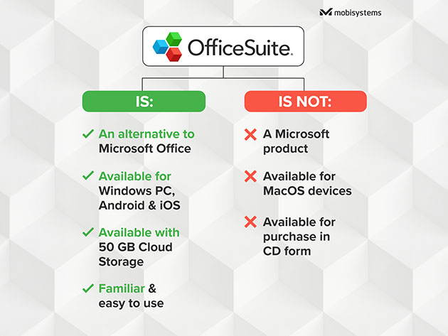 OfficeSuite One-Time Purchase: Lifetime License