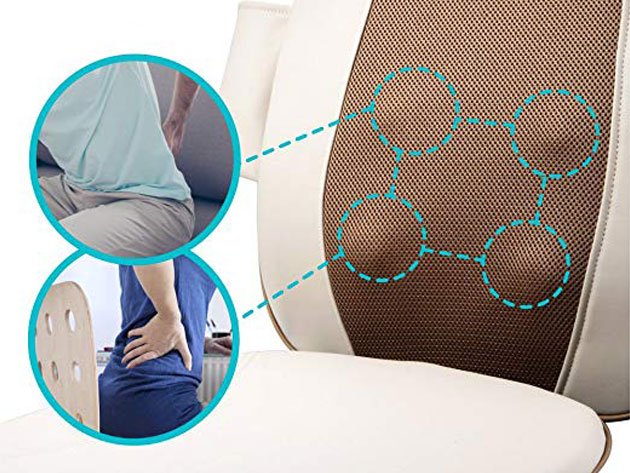 Sable Heated Massage Chair Pad