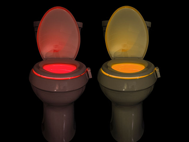 Original IllumiBowl Toilet Night Light: 2-Pack