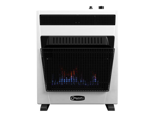 Vent-Free 20K BTU Blue-Flame Heater (Natural Gas/With Fan)