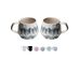 Homvare Porcelain Coffee Mug, Tea Cup for Office and Home Suitable for Both Hot and Cold Beverages - White 2-Pack