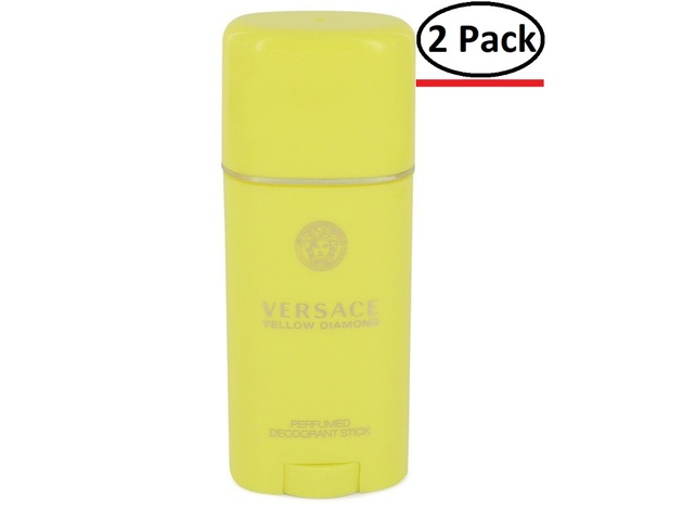 Versace Yellow Diamond by Versace Deodorant Stick 1.7 oz for Women (Package of 2)