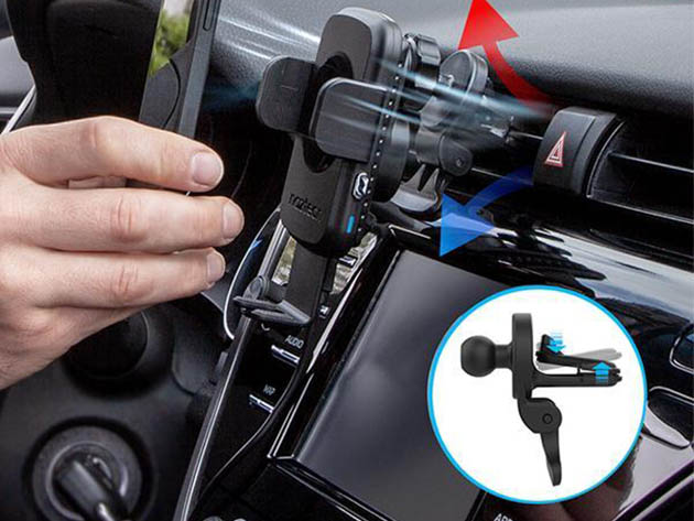 Naztech Smart Grip Wireless Charging Car Mount