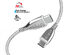 Naztech 6ft Titanium USB-C to USB-C Braided Cable (White)