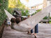 Natural Cotton Rope Hammock 