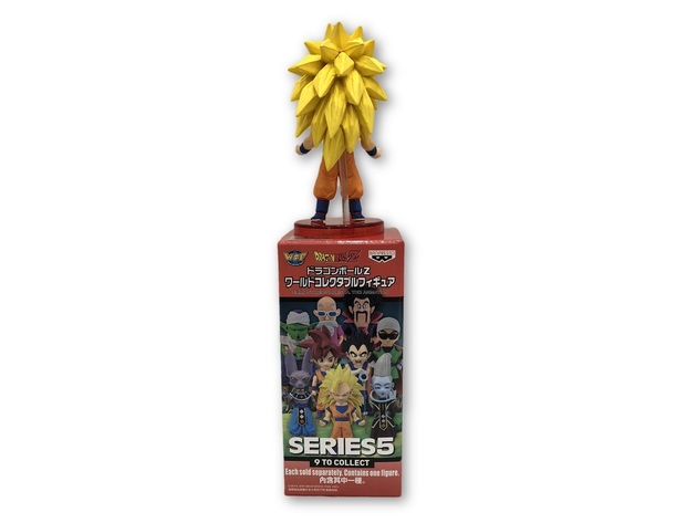 Dragon Ball Super - Super Saiyan 3 Goku Figure - 2.8 Inch - WCF Series 5