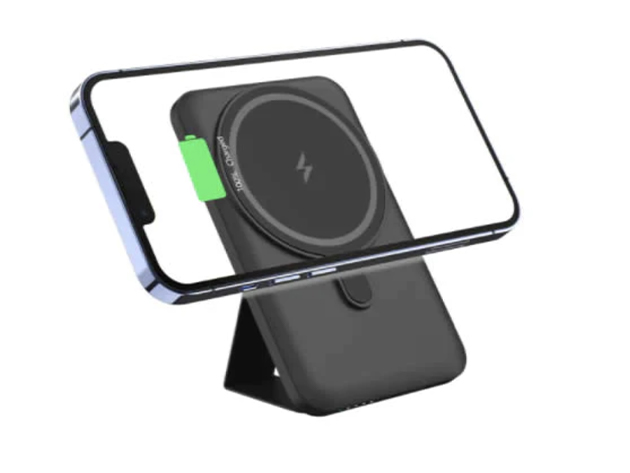 Stand-O-Matic Fast Wireless Charger and Multi-Stand (Black)