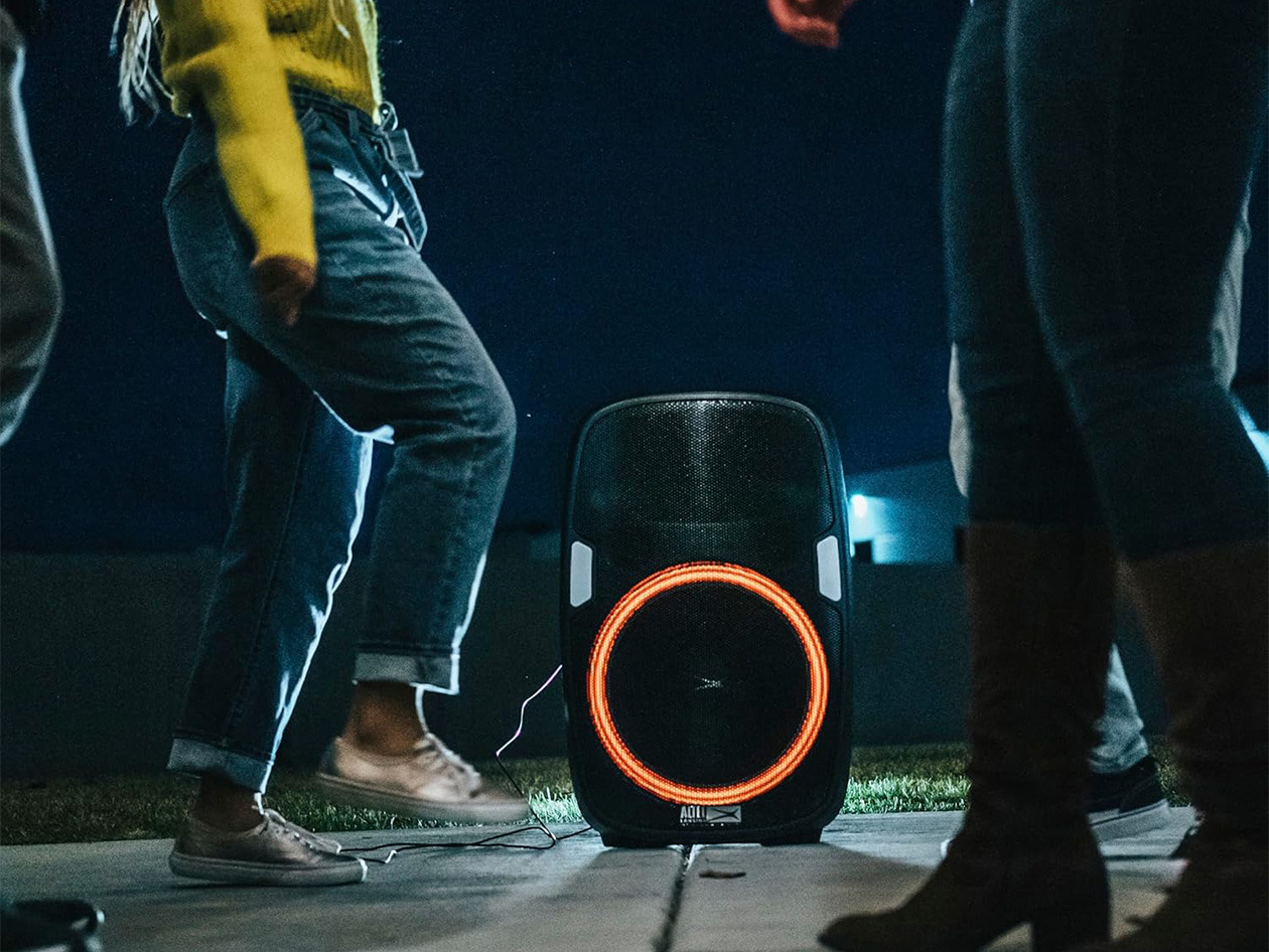 Altec Lansing SoundRover 180W Wireless Trolley Bluetooth Speaker with Microphone