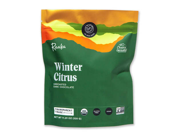 Winter Citrus Minis Bag by Raaka Chocolate