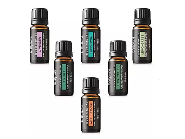 Aromatherapy Therapeutic Grade Essential Oil Gift Set (6-Piece Set)