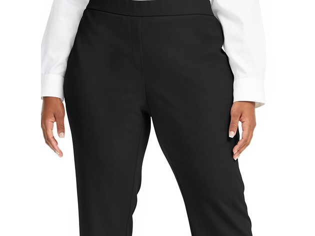 Alfani Women's Plus Pull-On Dress Pants Black Size 2 Extra Large