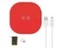 Universal Qi Wireless Charging Pad for Qi Devices as Samsung, iPhone X, LG, Motorola - Red