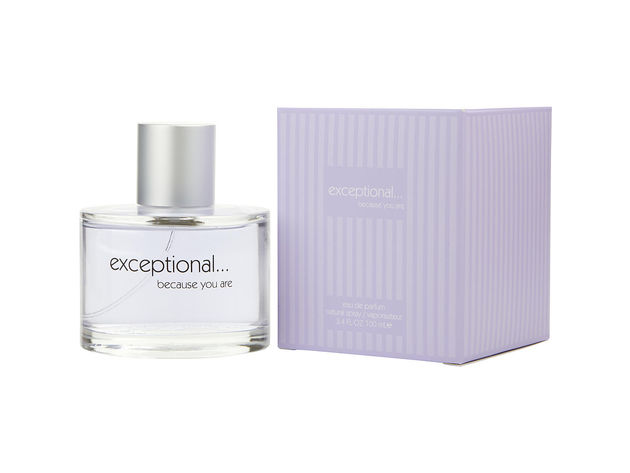 EXCEPTIONAL-BECAUSE YOU ARE by Exceptional Parfums EAU DE PARFUM SPRAY 3.4 OZ for WOMEN ---(Package Of 5)