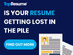 FREE: 1 Resume Review from TopResume