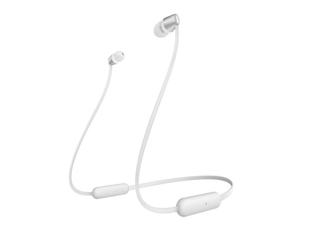 Sony WIC310 Wireless In-Ear Headphones with 15 Hours Battery Life and Bluetooth Technology, White (New Open Box)