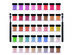 SHANY Loose Pearl Eye Shadow Glitter in Favorite Colors with Two Shadow Brushes - Set of 40 colors