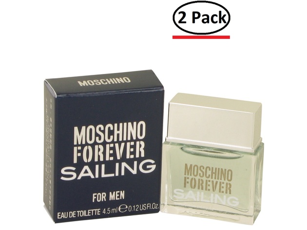 Moschino Forever Sailing by Moschino Mini EDT .17 oz for Men (Package of 2)