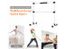 Goplus Portable Ballet Barre 4ft Freestanding Adjustable Double Dance Bar Silver 