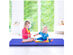 Costway 6''x 2'' Gymnastics Yoga Mat Thick Two Folding Panel Gym Blue 
