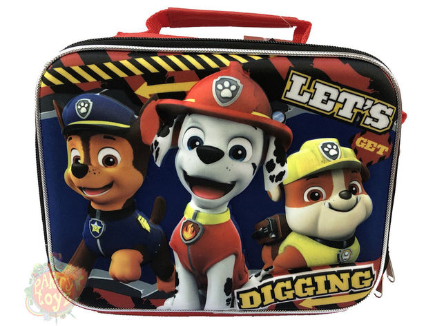 Lunch Box - Paw Patrol - Red - 3D - Insulated
